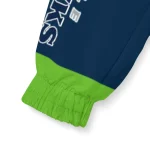 customized seattle seahawks pattern layers blue windbreaker jacket best selling