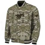 customized smu mustangs camouflage abstract camouflage varsity jacket best selling