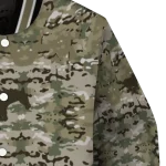 customized smu mustangs camouflage abstract camouflage varsity jacket best selling