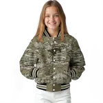 customized smu mustangs camouflage abstract camouflage varsity jacket best selling