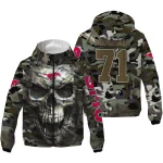 customized smu mustangs skull camo camouflage windbreaker jacket best selling