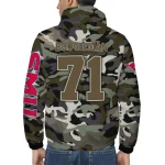 customized smu mustangs skull camo camouflage windbreaker jacket best selling