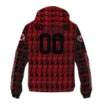 customized south carolina gamecocks lightning strike grid garnet windbreaker jacket best selling