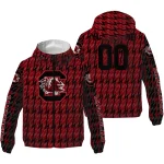 customized south carolina gamecocks lightning strike grid garnet windbreaker jacket best selling