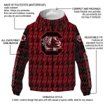 customized south carolina gamecocks lightning strike grid garnet windbreaker jacket best selling