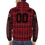 customized south carolina gamecocks lightning strike grid garnet windbreaker jacket best selling