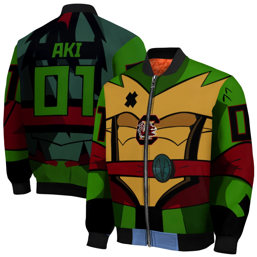 customized south carolina gamecocks turtle armor bomber jacket best selling customized south carolina gamecocks turtle armor bomber jacket best selling