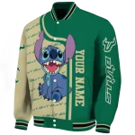 customized south florida bulls stitch laughing green varsity jacket best selling