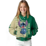 customized south florida bulls stitch laughing green varsity jacket best selling