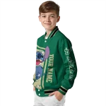 customized south florida bulls stitch laughing green varsity jacket best selling