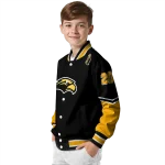 customized southern miss golden eagles chevron style black varsity jacket best selling