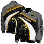 customized southern miss golden eagles electric flash black varsity jacket best selling