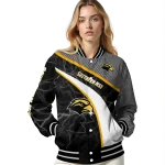 customized southern miss golden eagles electric flash black varsity jacket best selling