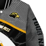 customized southern miss golden eagles electric flash black varsity jacket best selling