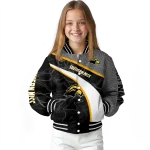 customized southern miss golden eagles electric flash black varsity jacket best selling