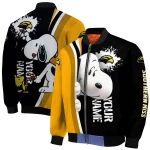 customized southern miss golden eagles snoopy head black bomber jacket best selling