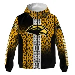 customized southern miss golden eagles tribal swirls black windbreaker jacket best selling