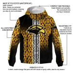 customized southern miss golden eagles tribal swirls black windbreaker jacket best selling