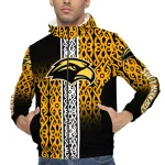 customized southern miss golden eagles tribal swirls black windbreaker jacket best selling