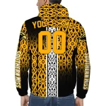 customized southern miss golden eagles tribal swirls black windbreaker jacket best selling