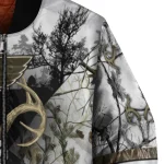 customized st louis blues deer skull camouflage white bomber jacket best selling