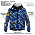 customized st louis blues shark art blue windbreaker jacket best selling