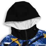 customized st louis blues shark art blue windbreaker jacket best selling
