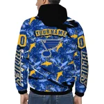 customized st louis blues shark art blue windbreaker jacket best selling