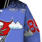 customized tampa bay buccaneers mario blocks blue black varsity jacket best selling