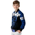 customized tampa bay lightning reaper hands blue black bomber jacket best selling