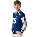 customized tampa bay lightning team patch blue varsity jacket best selling