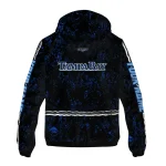 customized tampa bay rays shards cluster navy windbreaker jacket best selling