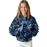 customized tampa bay rays skull horde navy varsity jacket best selling