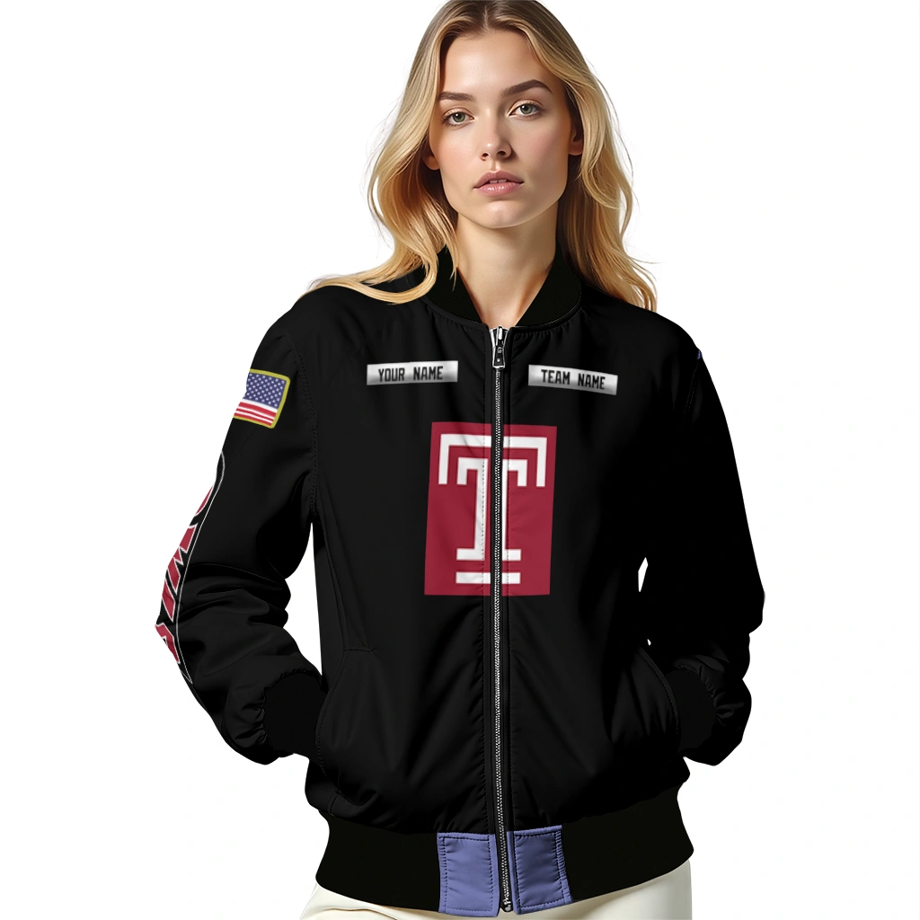 customized temple owls american flag skull black bomber jacket latest model customized temple owls american flag skull black bomber jacket latest model
