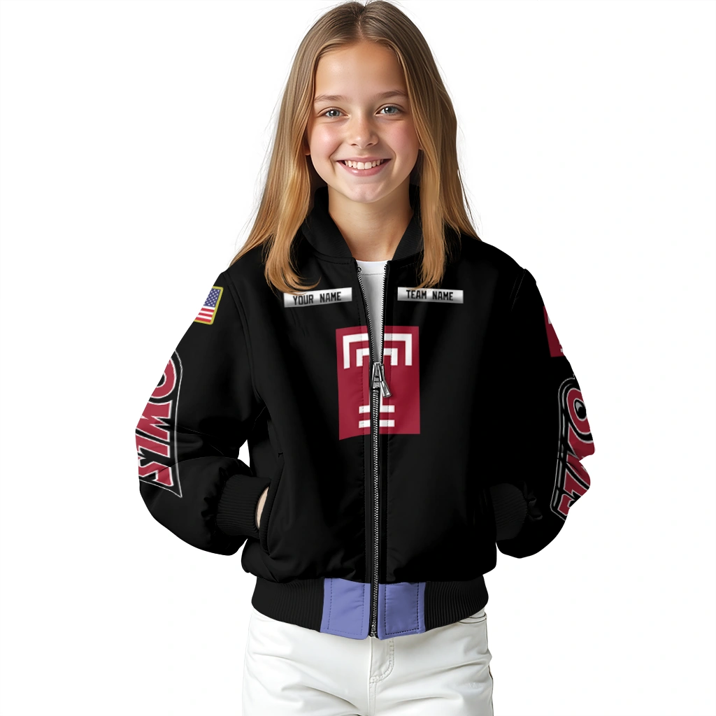 customized temple owls american flag skull black bomber jacket top rated customized temple owls american flag skull black bomber jacket top rated