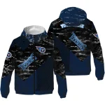 customized tennessee titans arrow matrix navy black windbreaker jacket best selling