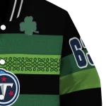 customized tennessee titans clover green lines green black varsity jacket best selling