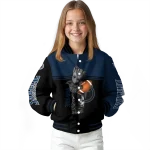 customized tennessee titans groot football navy black varsity jacket best selling
