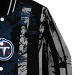 customized tennessee titans star stripes navy black varsity jacket best selling