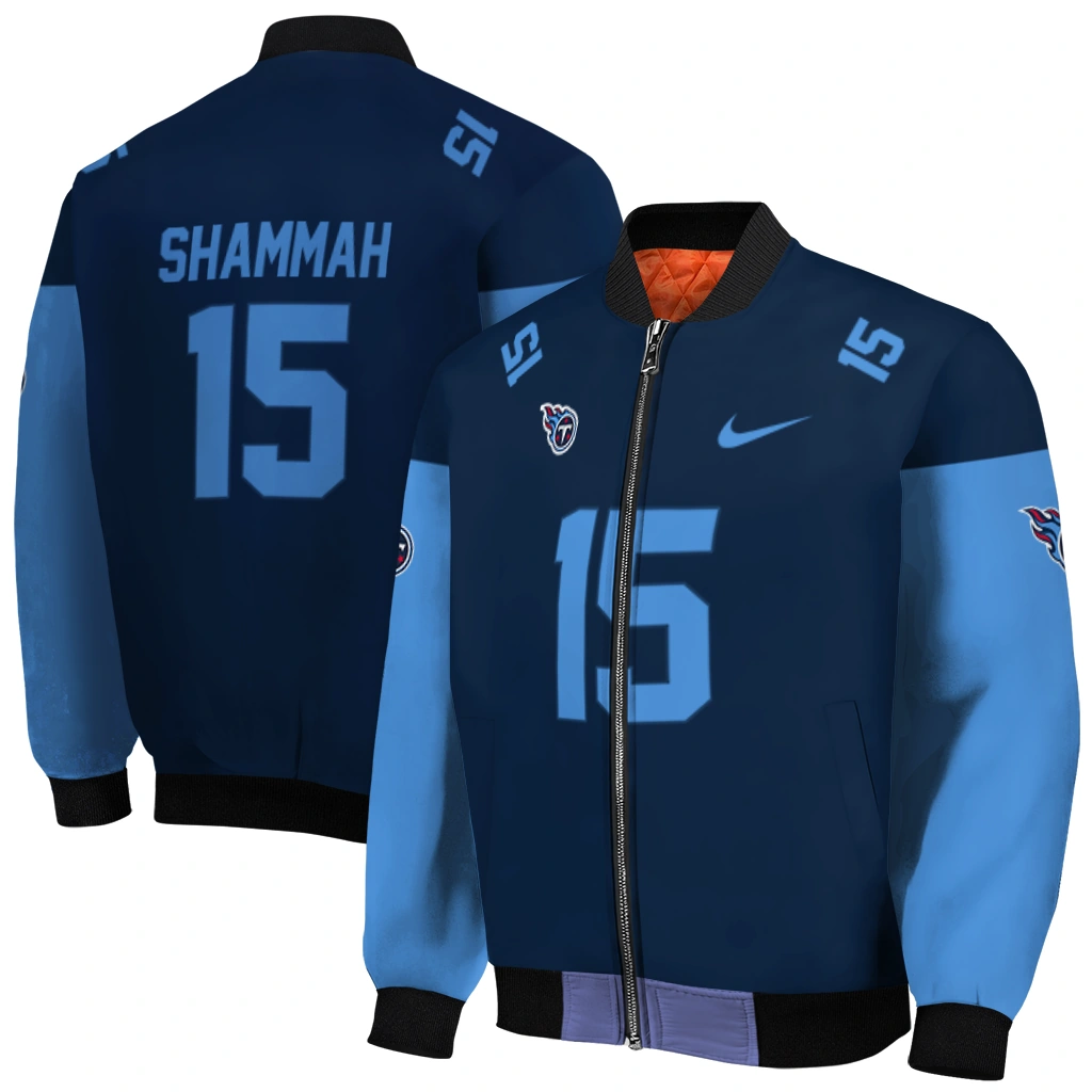 customized tennessee titans team patch navy bomber jacket best selling customized tennessee titans team patch navy bomber jacket best selling