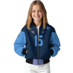 customized tennessee titans team patch navy bomber jacket best selling