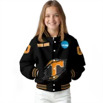 customized tennessee volunteers claw shred black varsity jacket best selling
