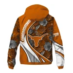 customized texas longhorns blossoms helmet orange windbreaker jacket best selling