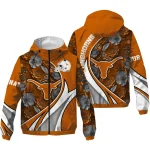 customized texas longhorns blossoms helmet orange windbreaker jacket best selling