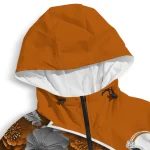 customized texas longhorns blossoms helmet orange windbreaker jacket best selling
