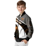 customized texas longhorns electric flash orange bomber jacket best selling