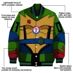 customized texas rangers turtle armor varsity jacket best selling