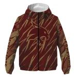 customized texas state bobcats abstract streaks maroon windbreaker jacket best selling