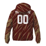 customized texas state bobcats abstract streaks maroon windbreaker jacket best selling