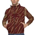 customized texas state bobcats abstract streaks maroon windbreaker jacket best selling